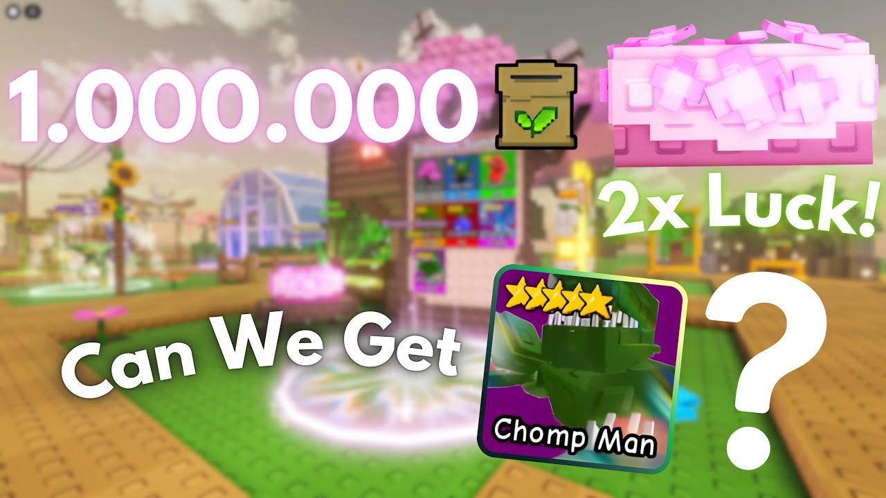 Roblox - Garden Tower Defense - I Spent 1 Million Seeds On New Anime Blossom Crate!