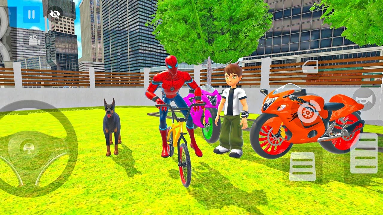 🕷️ Spiderman 🕸️ Purchase Modified 🏍️💨 Hayabusa 🎉 Modified Super Bike 🧑‍🦰 Ben 10 Gameplay Indian GTA🎮