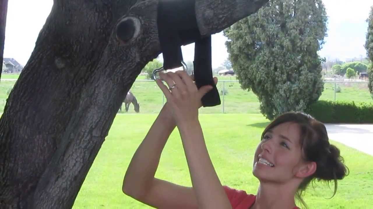 Using a Tree Swing Hanging Strap Option #3