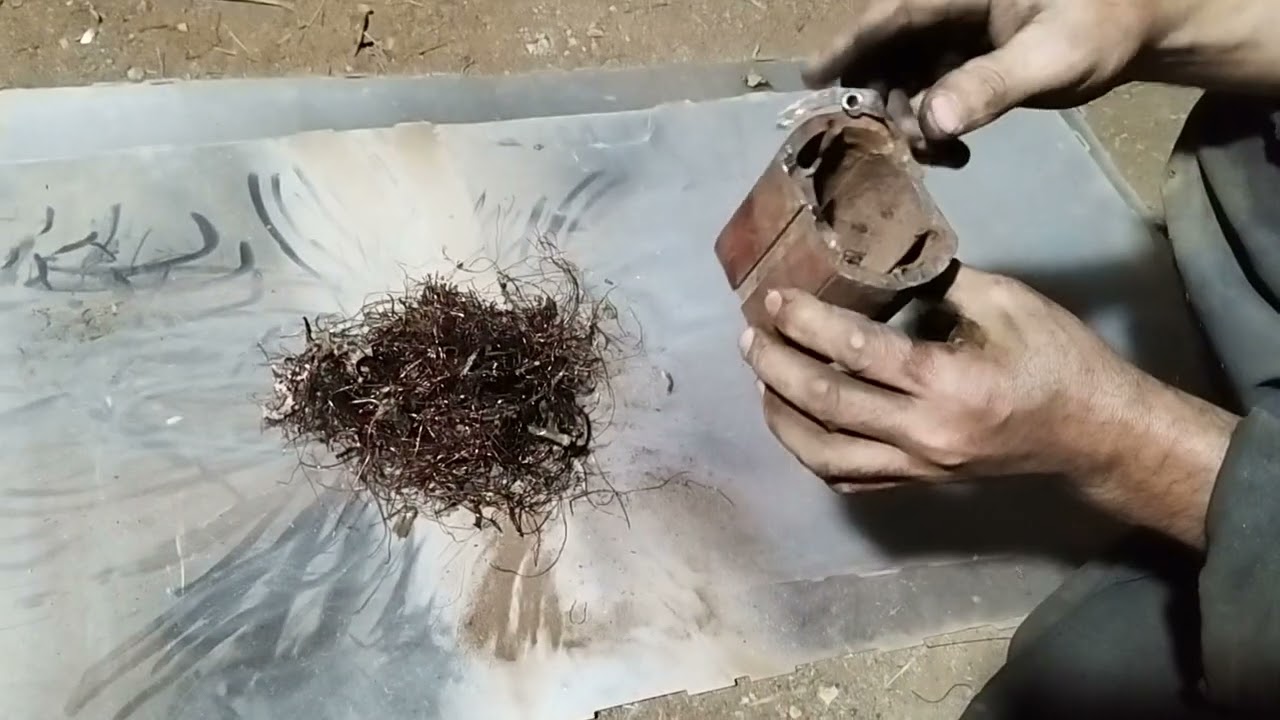 como retirar cobre de induzido