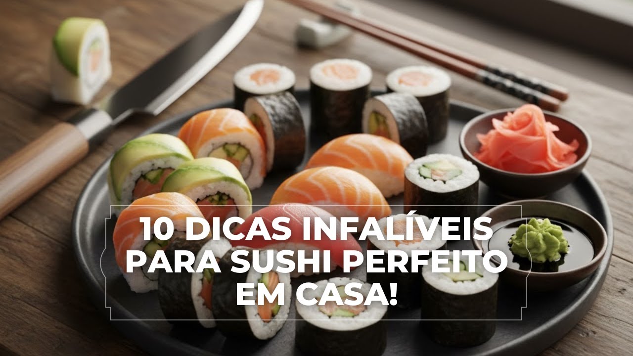 10 Dicas Infalíveis para Sushi Perfeito em Casa!
