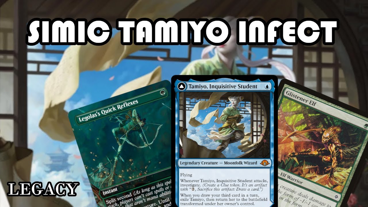 JUST PLAY THE GOOD CARDS! Simic Tamiyo Infect | Legacy | MTG