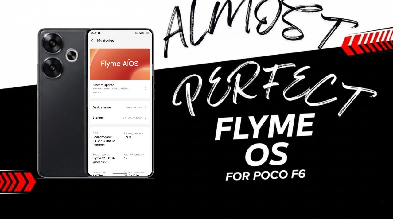 Flyme OS for POCO F6😍, Better then HYPER OS good BB? smooth ui and gaming🤔