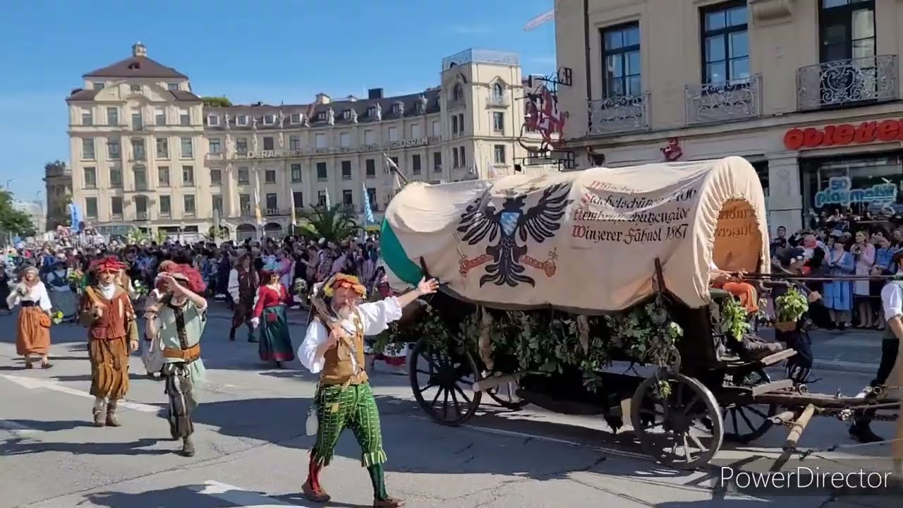 1. Wiesn 22.09.2024 - Oktoberfest - MIX - Trachten- und Schützenzug, München Theresienwiese