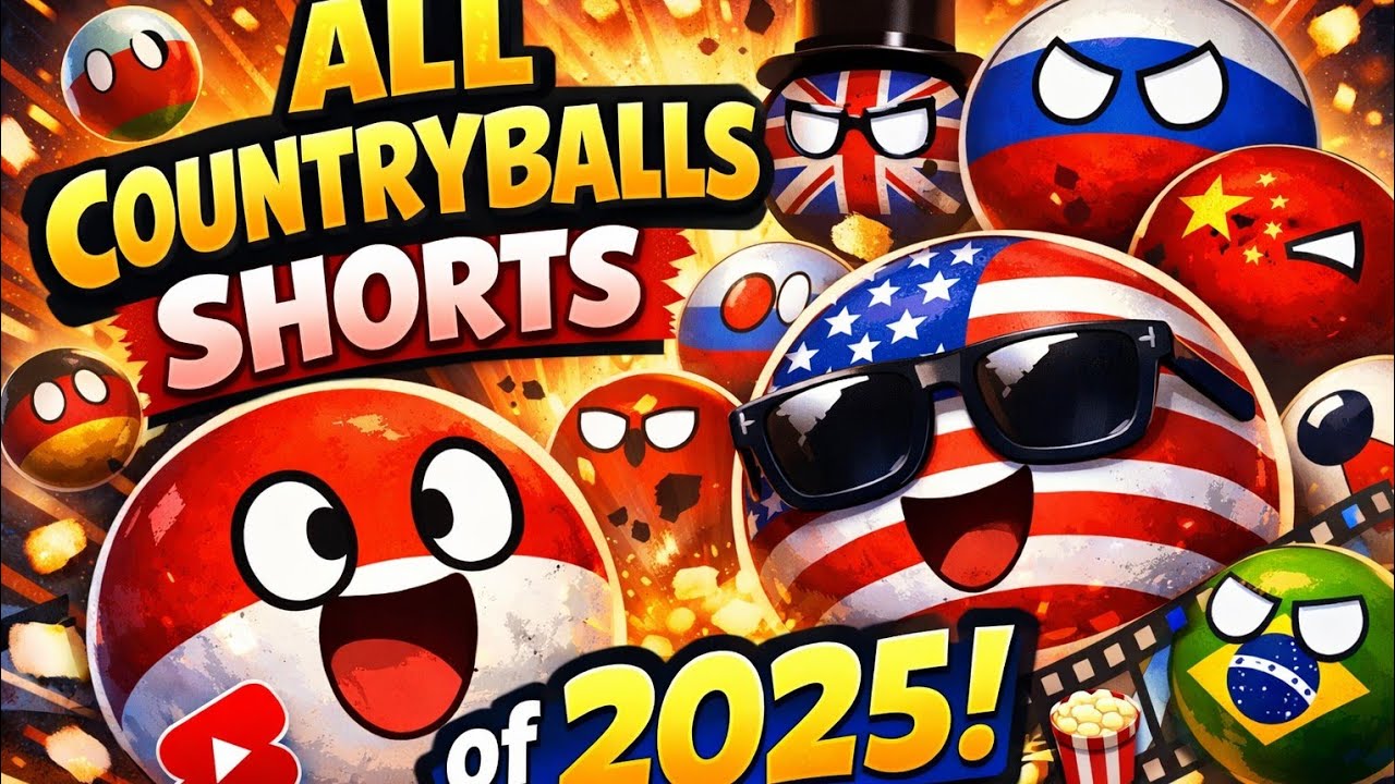 TOP POPULAR COUNTRYBALLS SHORTS OF 2025 (COMPILATION)❤️‍🔥