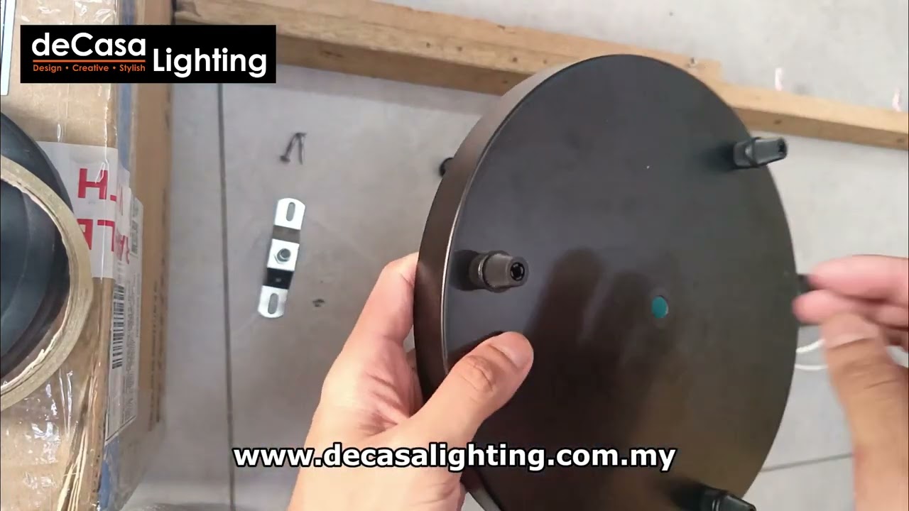 Decasa Lighting - How To Install Round Base