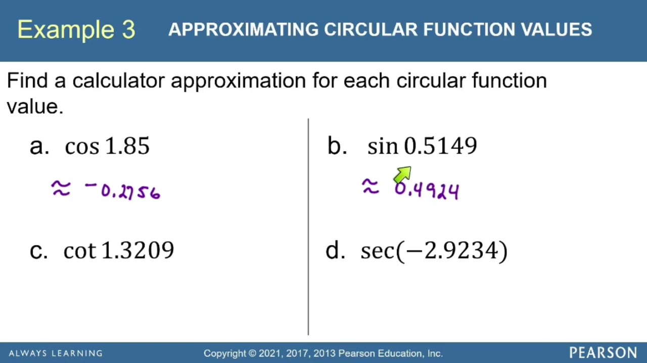 Trigonometry Section 3.3