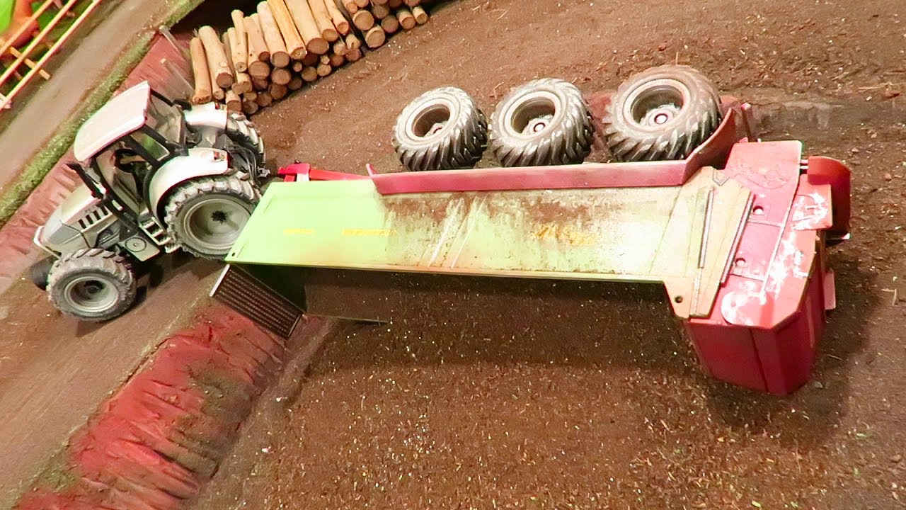 RC Tractor Fail with Agriculture Machinery