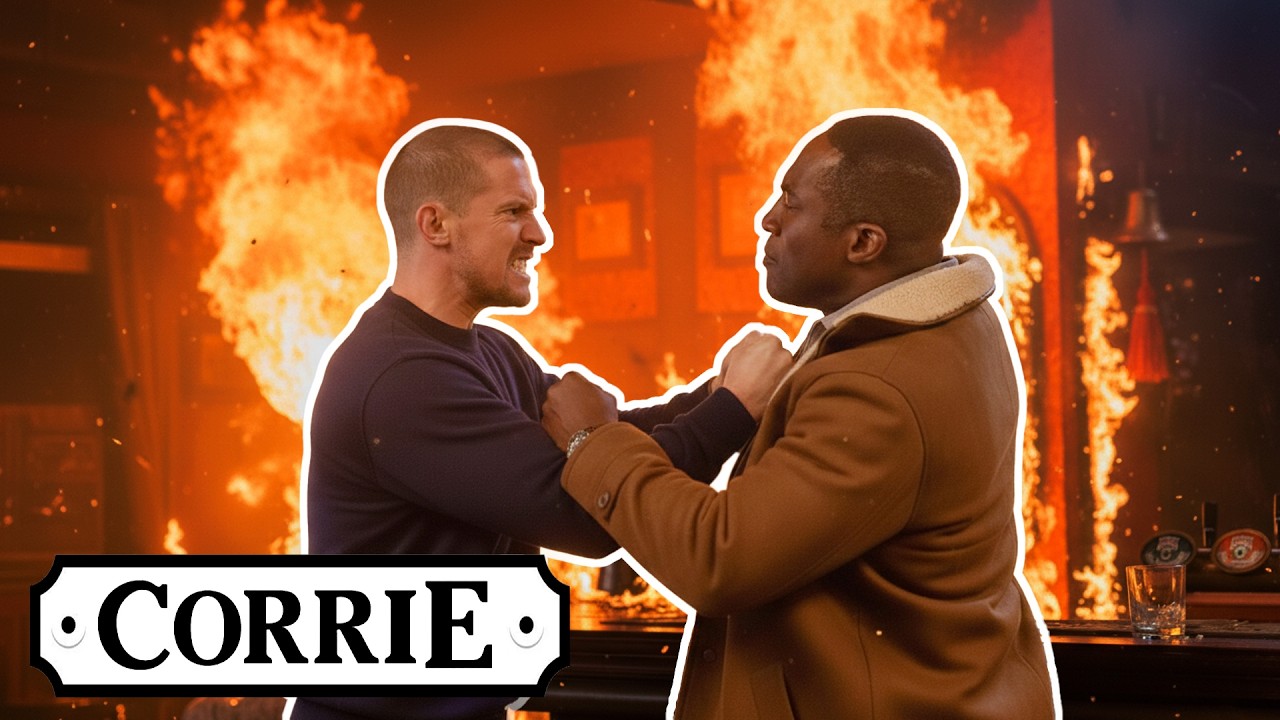 Ronnie Catches Carl Setting Fire to Chariot Square Hotel | Coronation Street