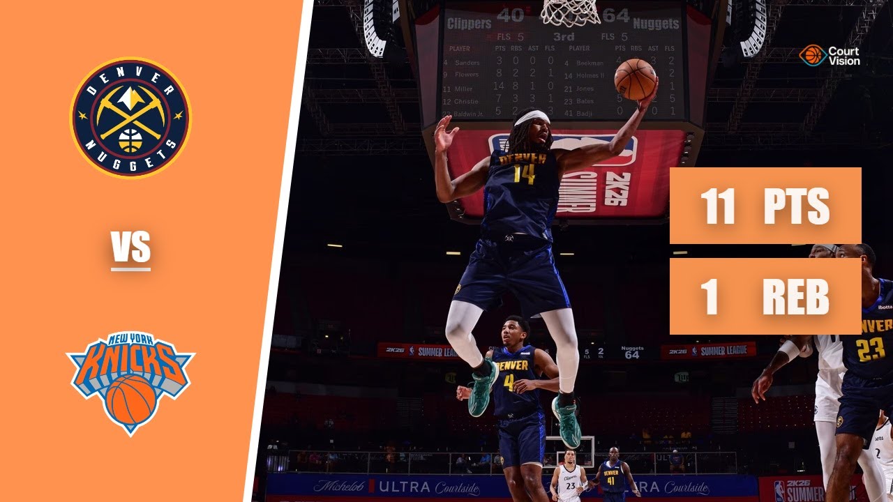 DaRon Holmes II - 11 Points, 1 Rebound vs Knicks - 2025-26 Regular Season