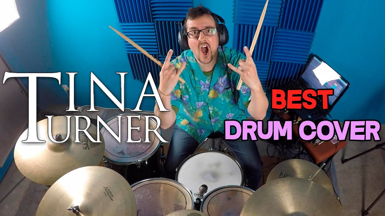 💄 TINA TURNER - The Best [DRUM COVER - Bater&iacute;a]