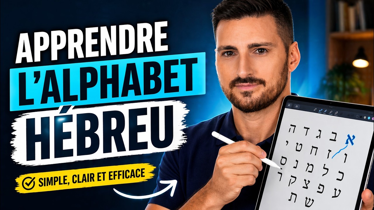 Apprendre à lire l'hébreu - initiation à l'hébreu - Alphabet - Formez-vous sur www.acoursdhebreu.com
