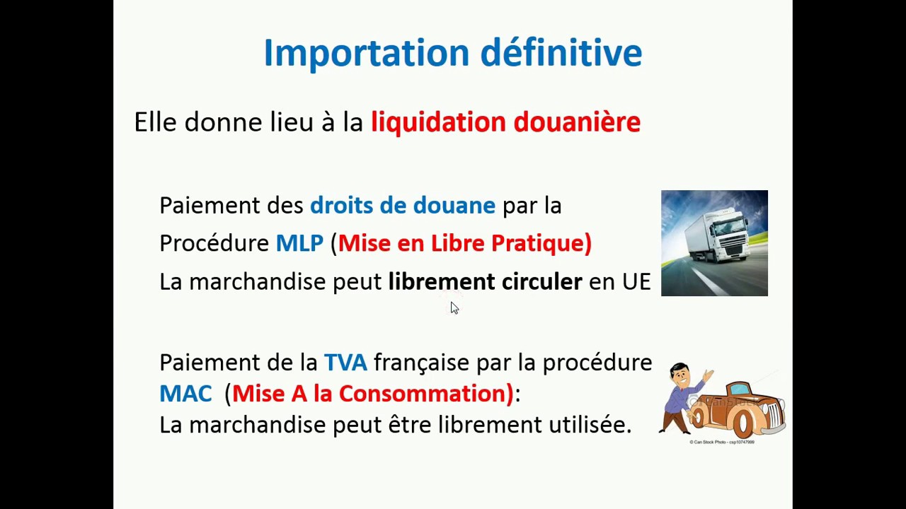 régimes douaniers