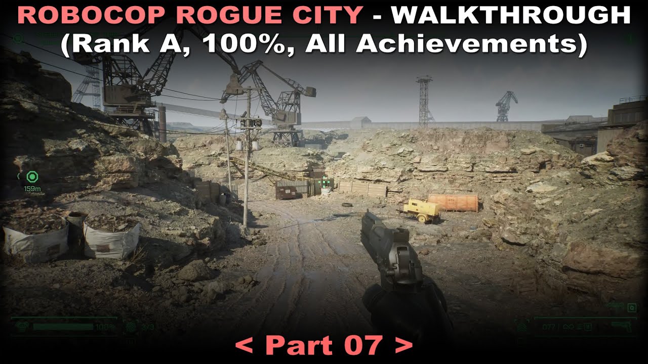 RoboCop: Rogue City walkthrough 07 (Rank A, 100%, All achievements, No commentary) PC Ultra 60FPS