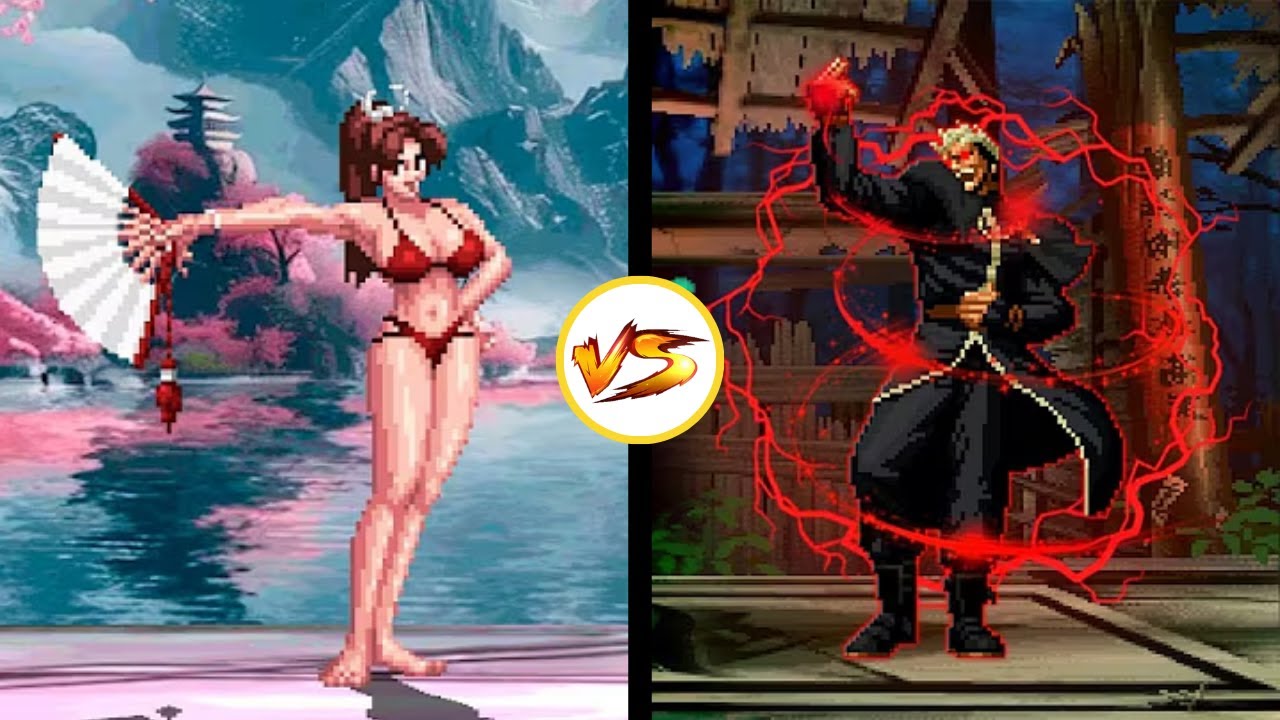 Mai Shiranui vs Lord Goenitz Fight  🔥 KOF Mugen💥 Must Watch