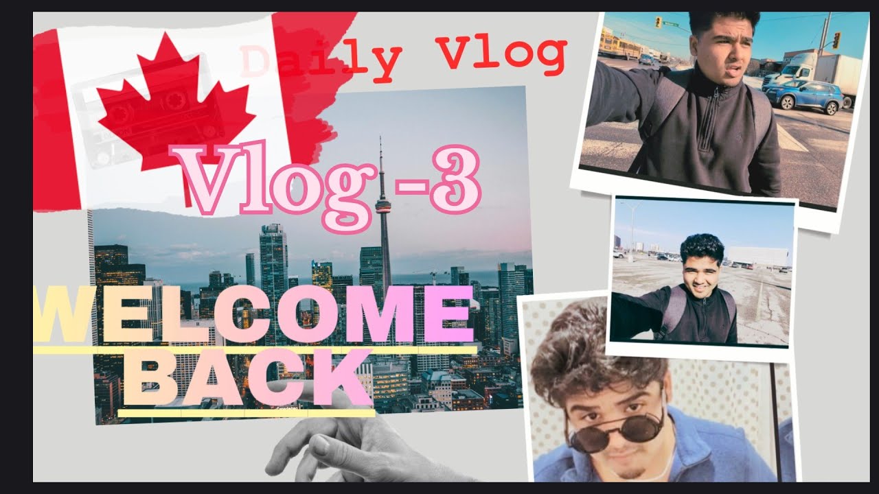 Vlog3 #CanadaLife #WorkLife #StudentLifeCanada #DailyRoutine #IndianInCanada