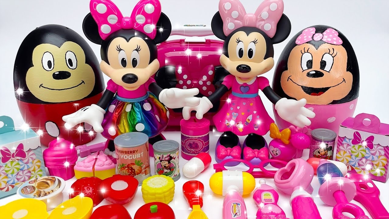 Minnie Mouse 2026🎀 Set Unboxing Minnie Surprise Eggs y Beauty Toy Collection ASMR