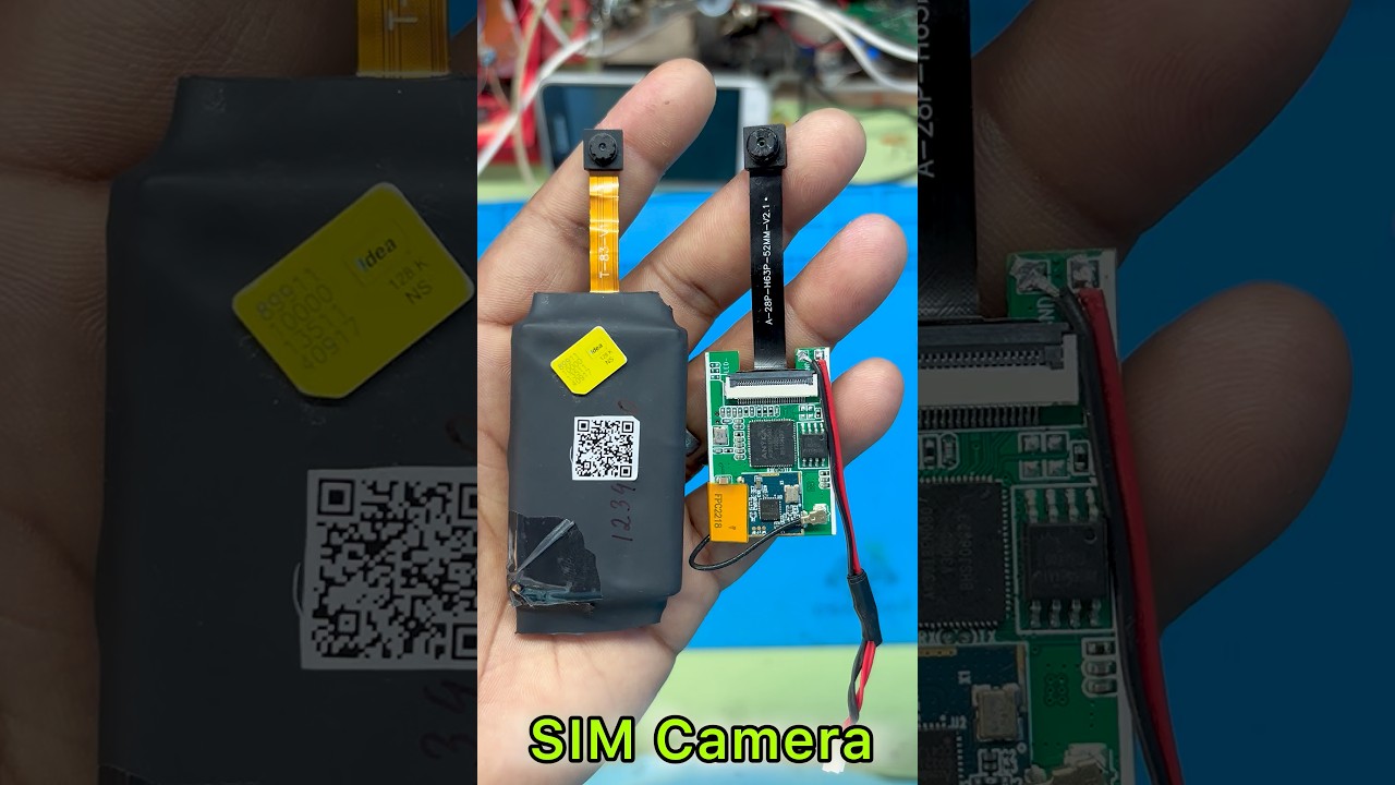 4G Sim Camera 🔥 #howto #4gcamera #simcamera #tech #viraltech #cctv #spy #techgadgets