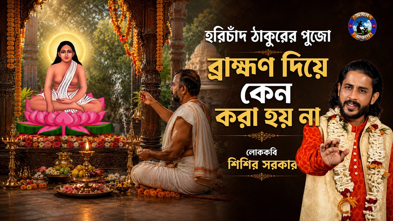 হরিচাঁদ ঠাকুরের পুজো ব্রাহ্মণ দিয়ে কেন করা হয় না || কবি #শিশির সরকার Kobi #Sisir Sarkar#asim_akash