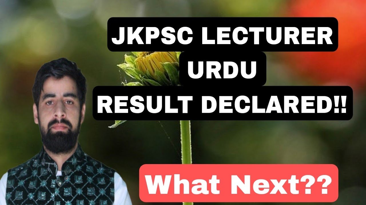 JK PSC LECTURER RESULTS DECLARED//WHAT NEXT??// Shoaib Wani #jkpsc 