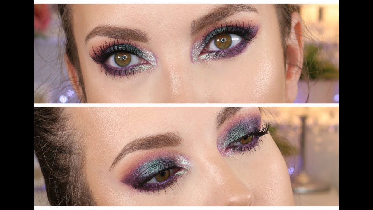 CHAT MAKEUP kolorowe, wielo-wymiarowe SMOKY EYES - makijaż z multichromem chrabąszcz