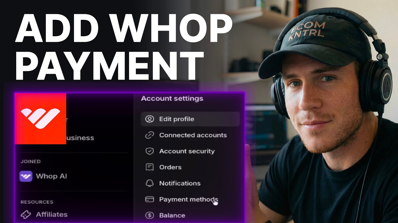 How To Add A Payment Method On Whop (2026) | Billing Settings