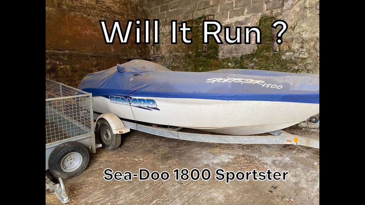 Bombardier Sea-Doo Sportster 1800 Jet Ski ( Twin Rotax 717 2 Stroke Engines ) - Will It Run / Start?