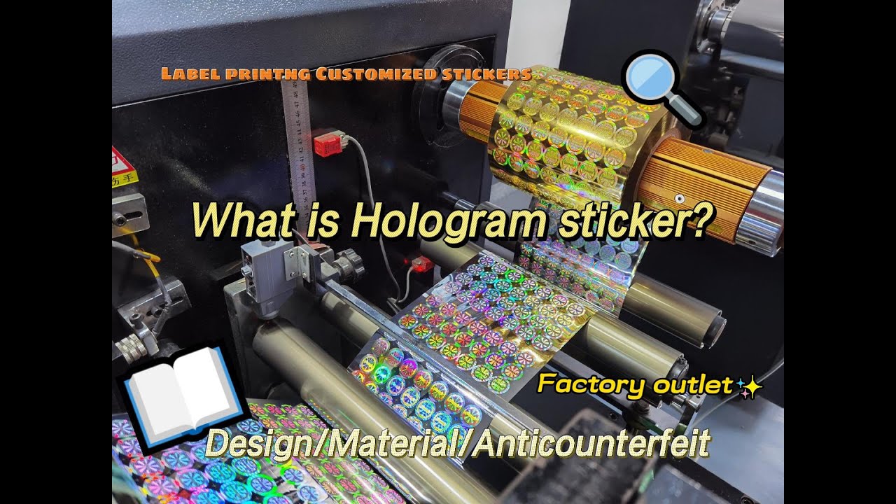 Hologram security sticker Custom make your own logo 3D hologram sticker with free design free sample