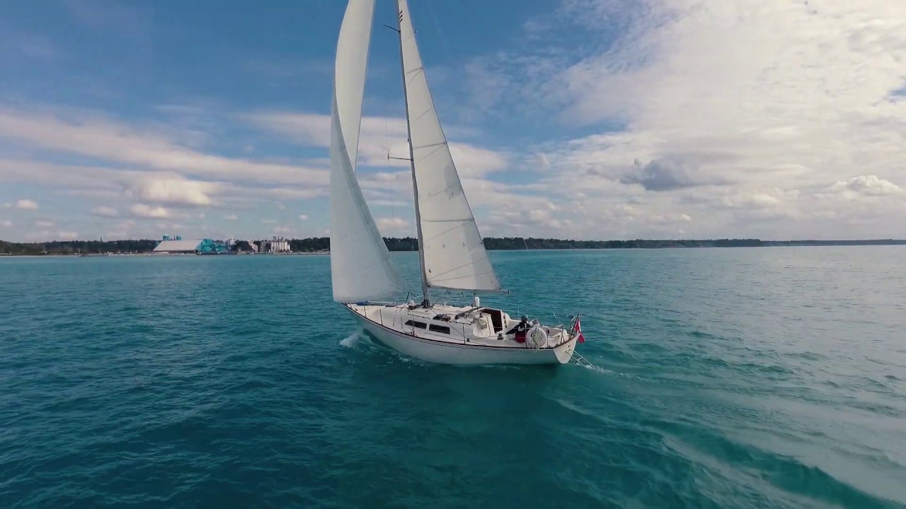 Lake Huron Sailing John's C&C Landfall 38