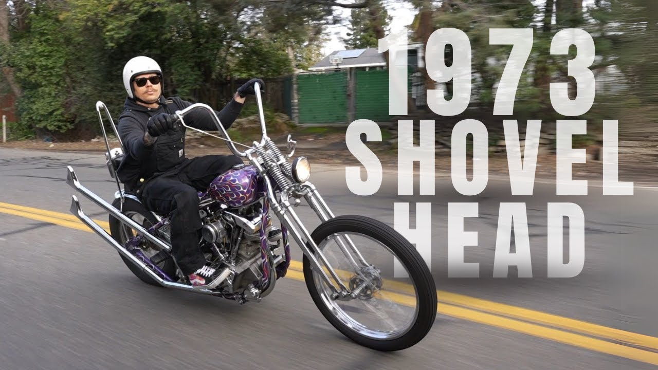 Shovelhead Chopper Брэда Миллса 1973 года выпуска