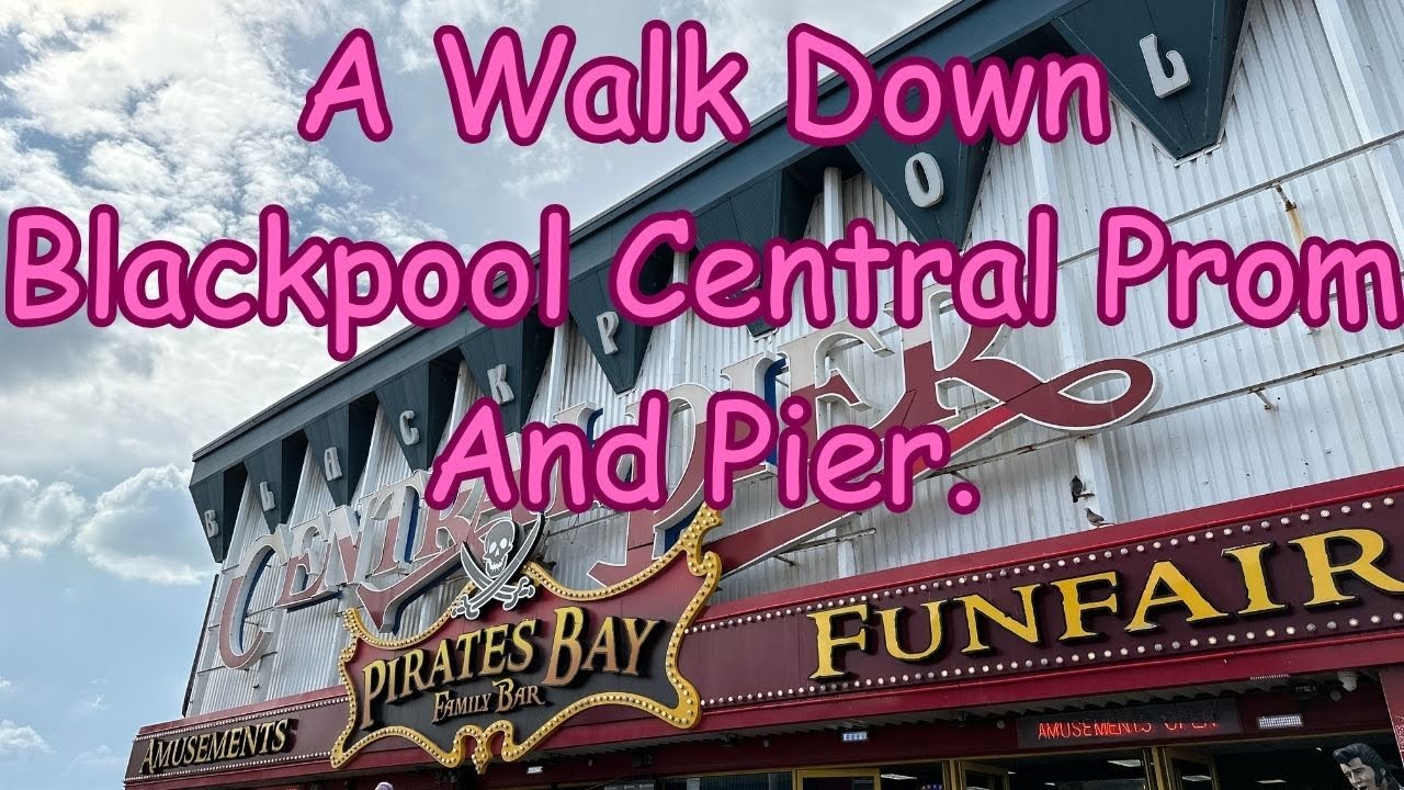 Blackpool Central Promenade, Central Pier and town centre walk
