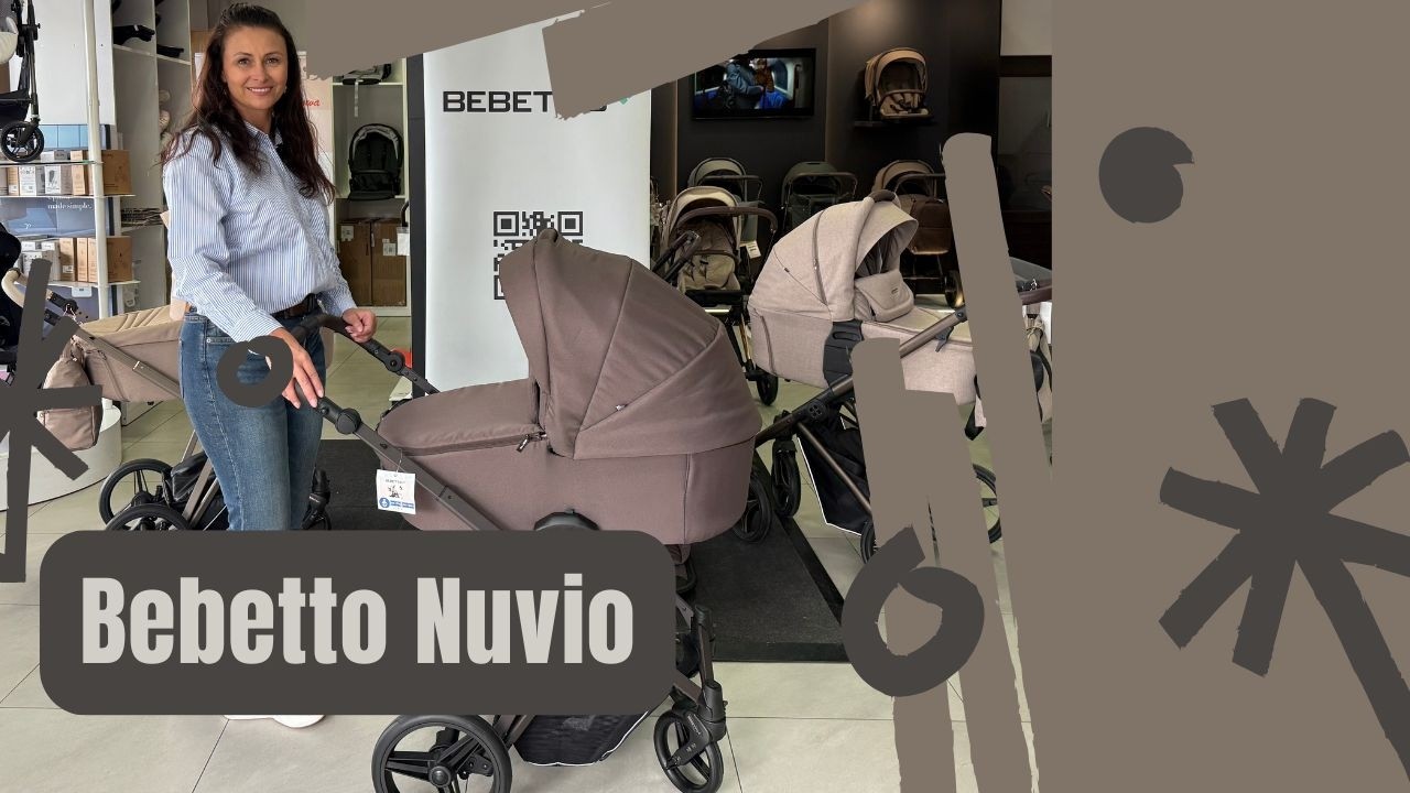 Bebetto Nuvio 2w1 najnowszy wózek z Bebetto