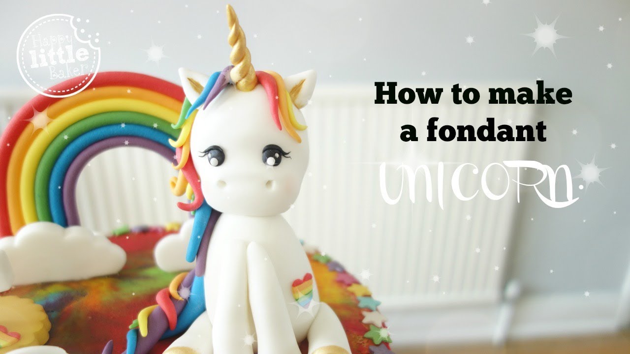 How to make a fondant unicorn
