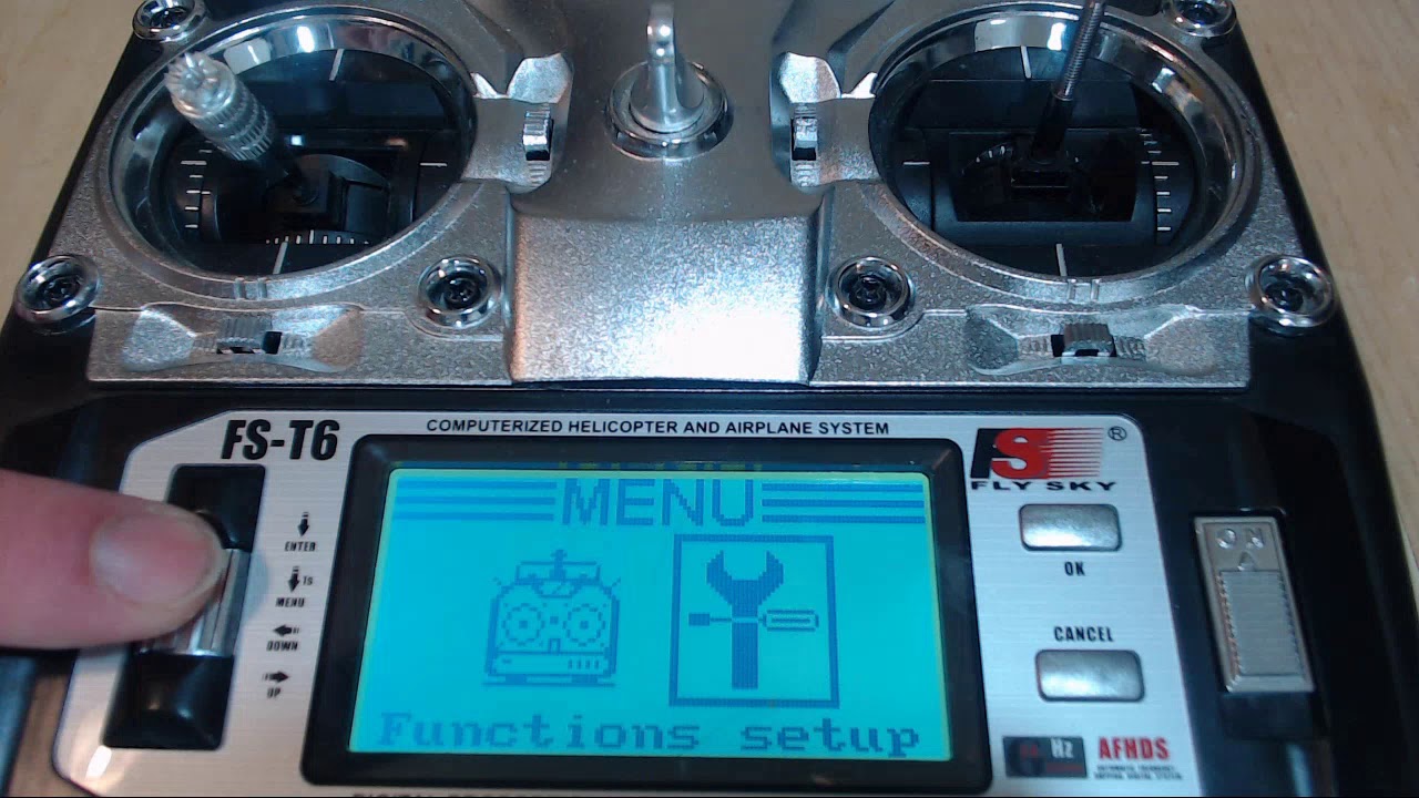 RC Controller Setup of FlySky FS-T6