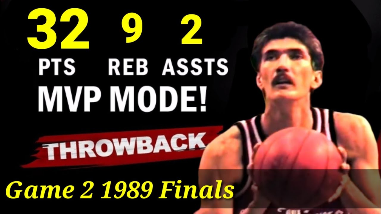 Mon Fernandez 32pts / 9 rebs at age 36 | Game 2 1989 PBA FINALS