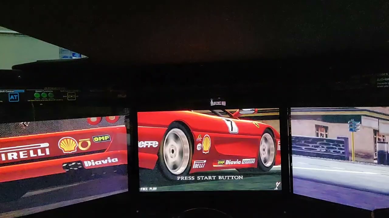 Sega F355 Challenge Deluxe attract mode