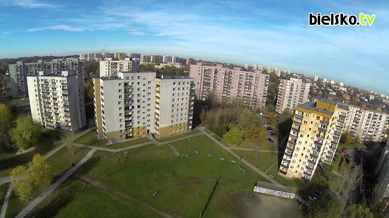 bielsko.tv: Z lotu ptaka - osiedle Karpackie