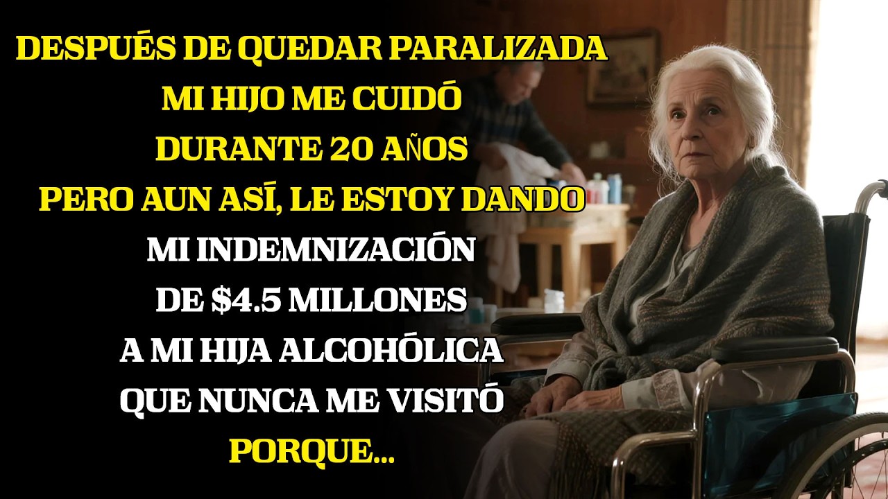 Me cuidó veinte años; aun así, mis millones irán a su hermana alcohólica