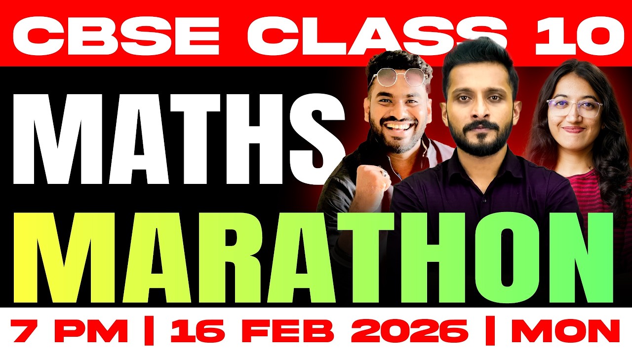 CBSE Class 10 Maths Exam | Marathon | Exam Winner
