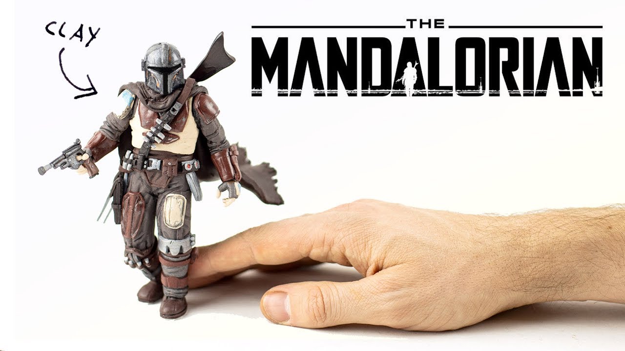 The Mandalorian made with Clay (too many Details)