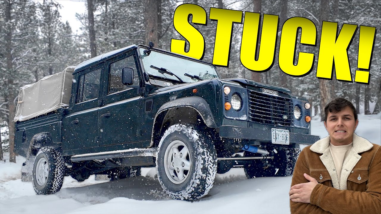 Езда по снегу на классическом Land Rover Defender — оправдывает ли он ожидания?
