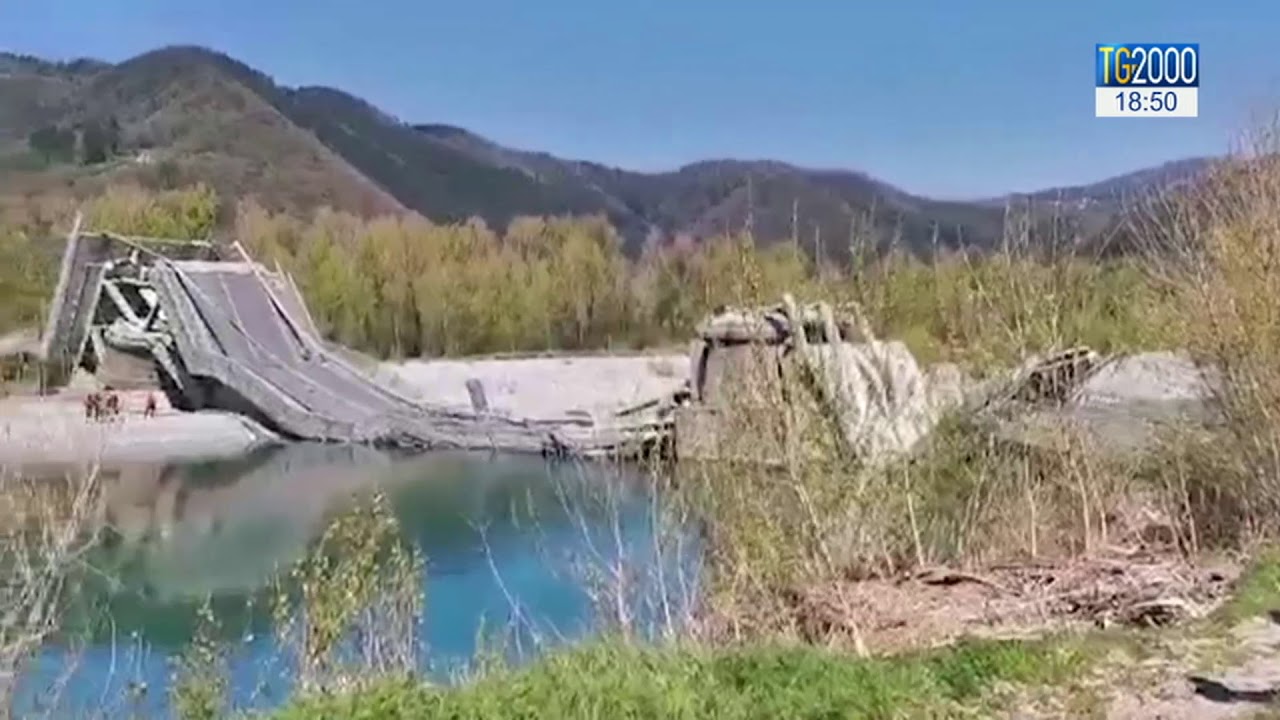 Crollo Ponte tra La Spezia e Massa