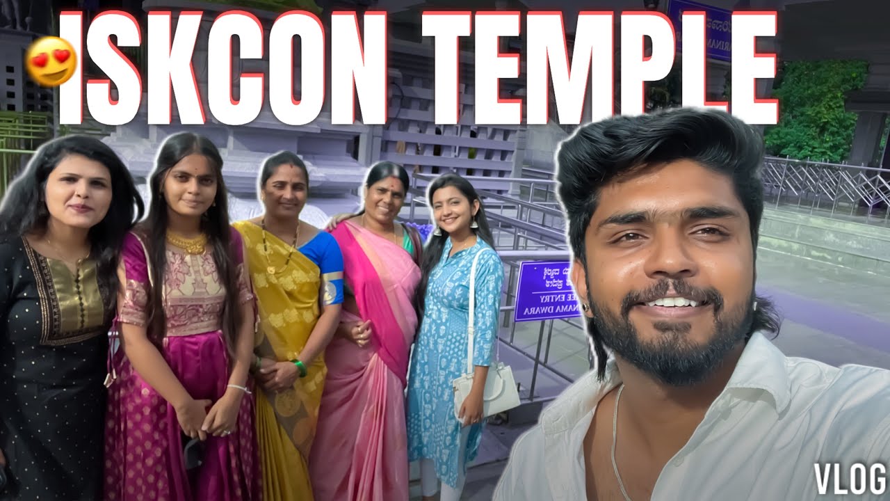ISKCON Temple🙏 with Rohan family♥️