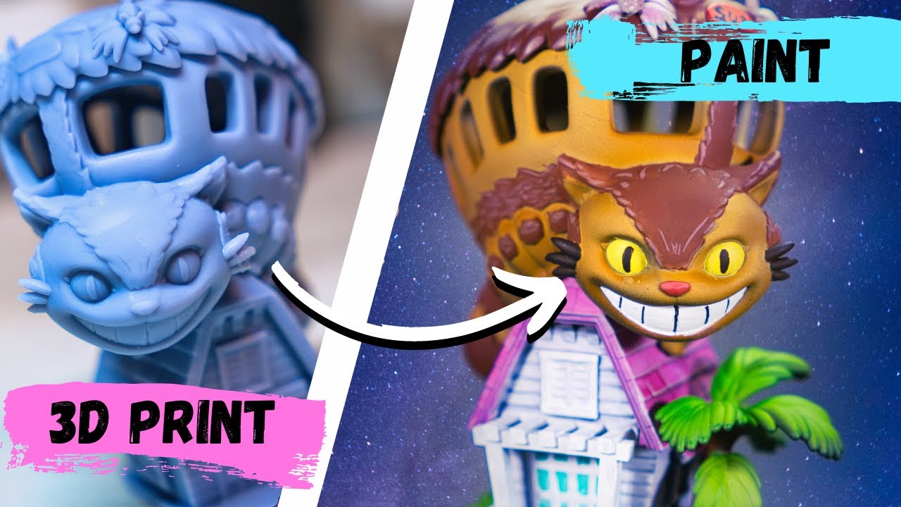 Bring Totoro's Catbus to Life: 3D Print Timelapse