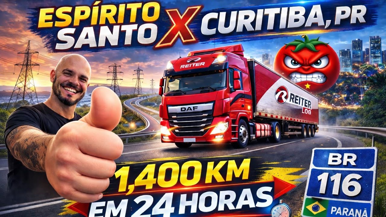1.400 km em 24 horas