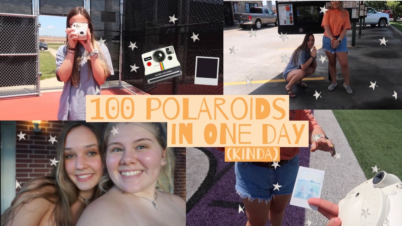 i tried taking 100 polaroids in ONE DAY