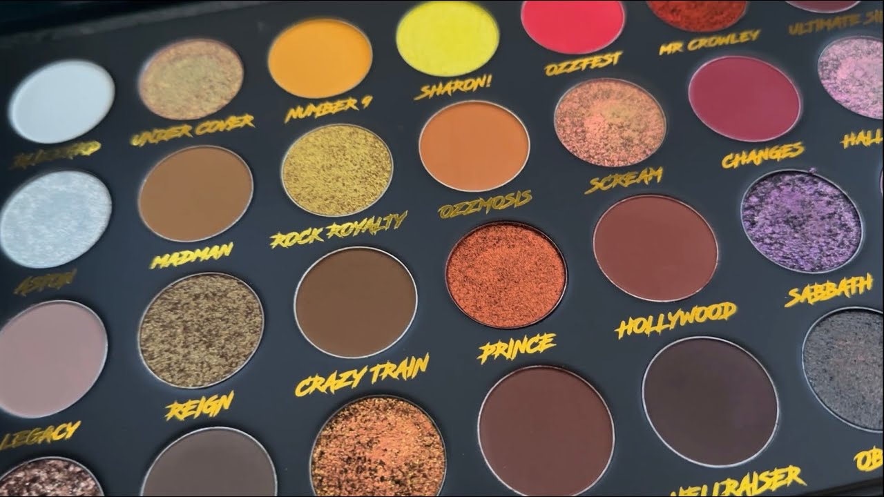 Ozzy Osbourne X Jolie Beauty complete makeup set.