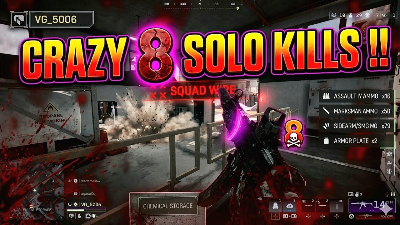 CARRYING a 3-Man RANDOM SQUAD in Battlefield 6 REDSEC (8 Kills Highlights)