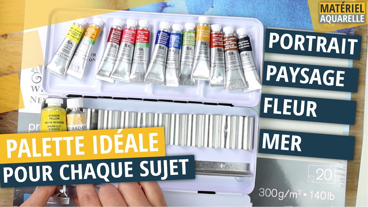 AQUARELLE Palette idéale pour chaque sujet : ma sélection de couleurs