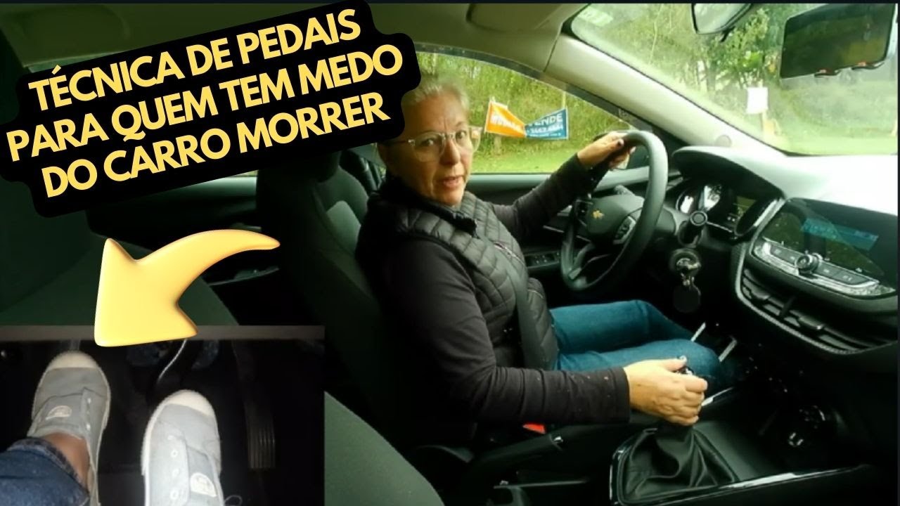 Técnica de PEDAIS para quem tem MEDO do CARRO MORRER #marciapontesinstrutora